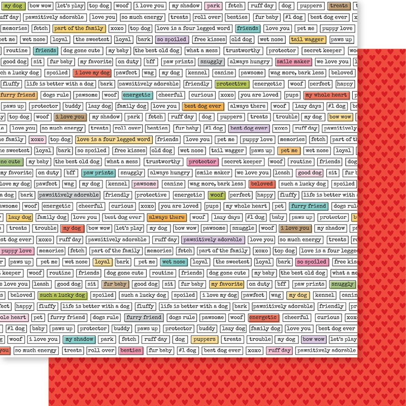Bella Blvd – Bow Wow – 12×12 Single Sheets – Top Dog
