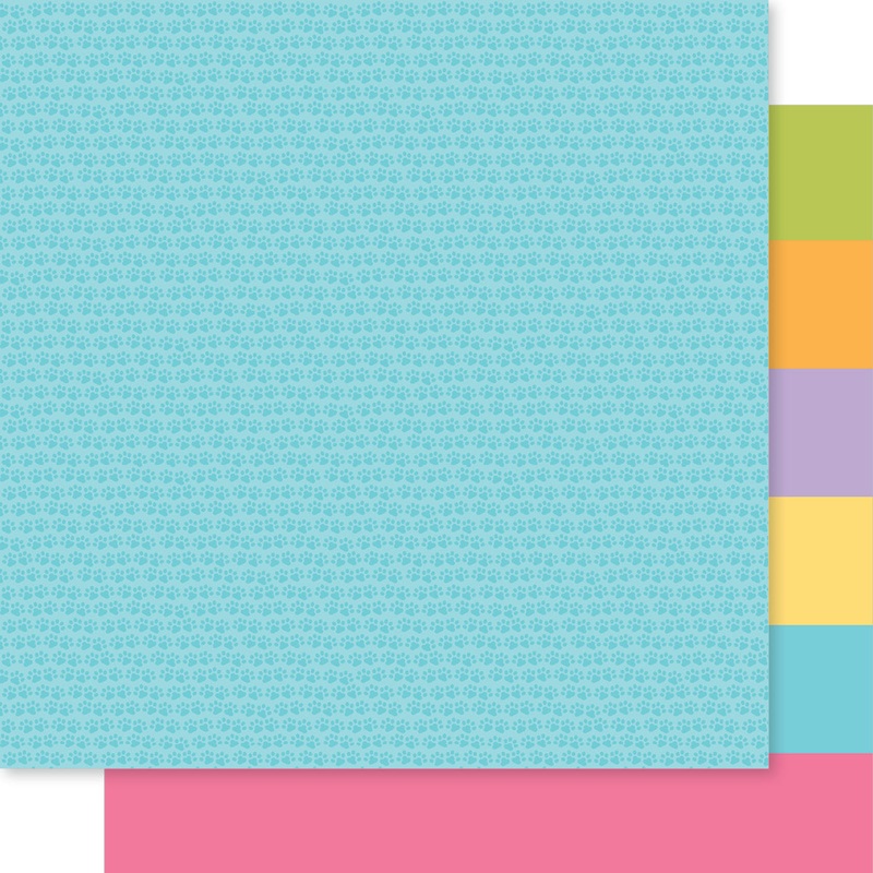Bella Blvd – Meow – 12×12 Single Sheets – Kitty Paws