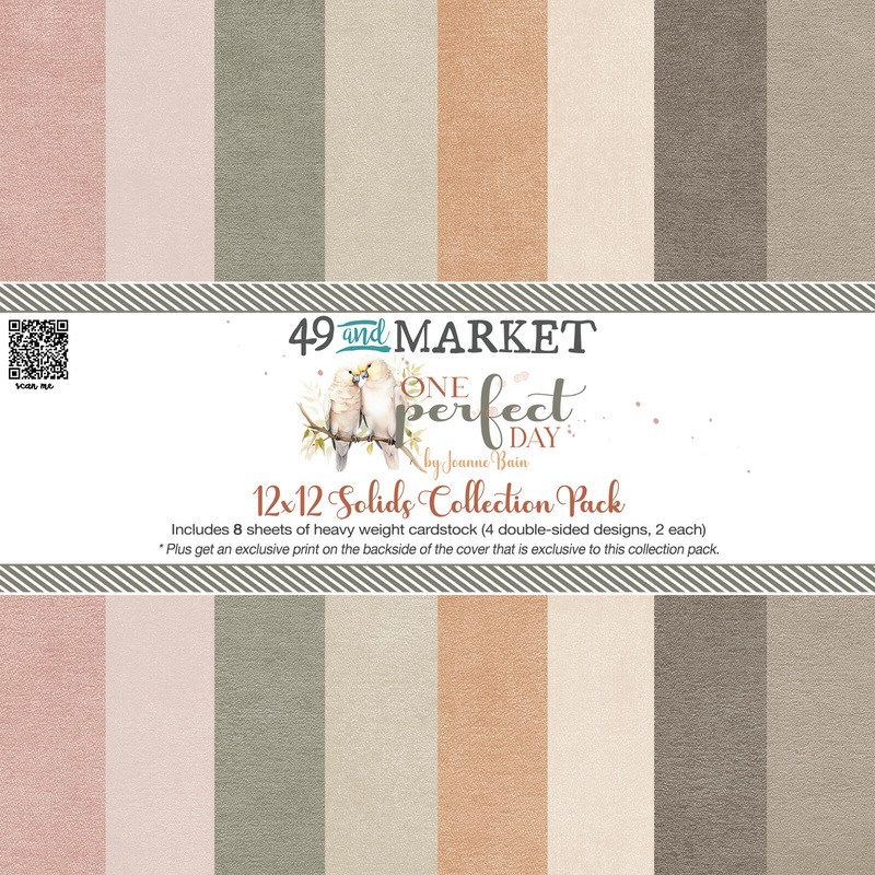 49 & Market – One Perfect Day – 12×12 Solids Collection Pack