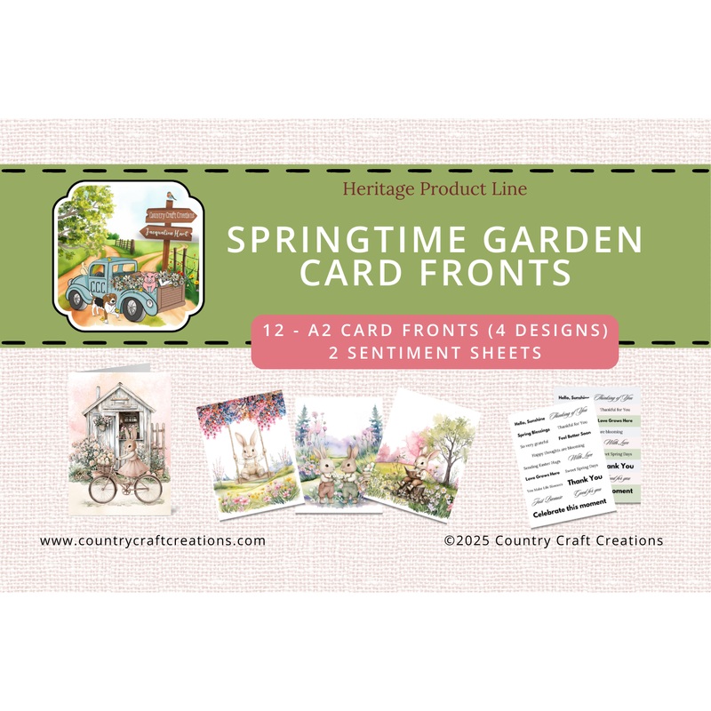 – Card Fronts – Springtime Garden