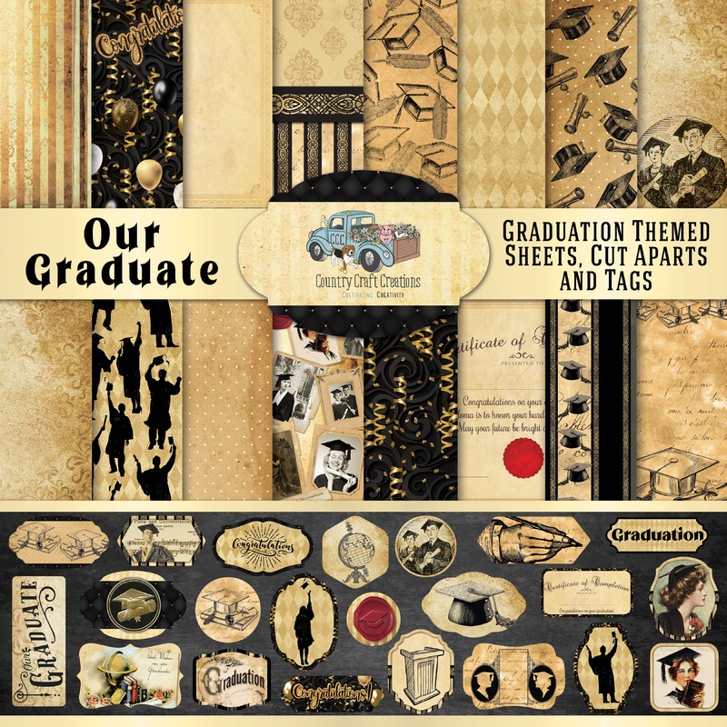 – Our Graduate – 12×12 – Cotton Bristol
