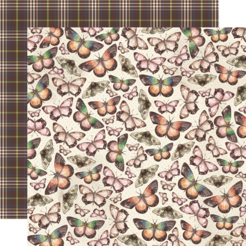 Simple Stories – Simple Vintage Woodlands – 12×12 Single Sheet – Let’s Explore