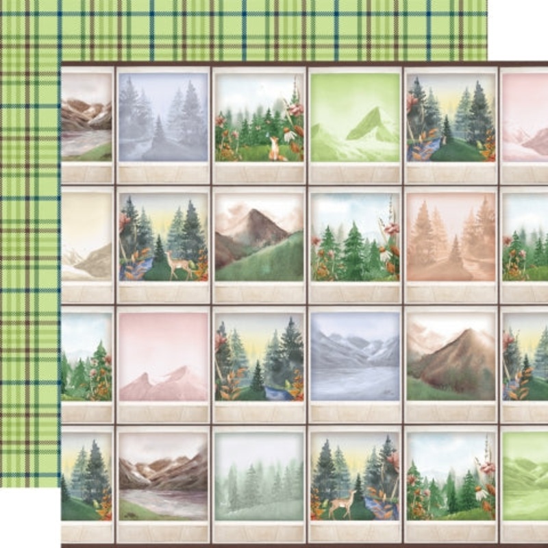 Simple Stories – Simple Vintage Woodlands – 12×12 Single Sheet – Open Road