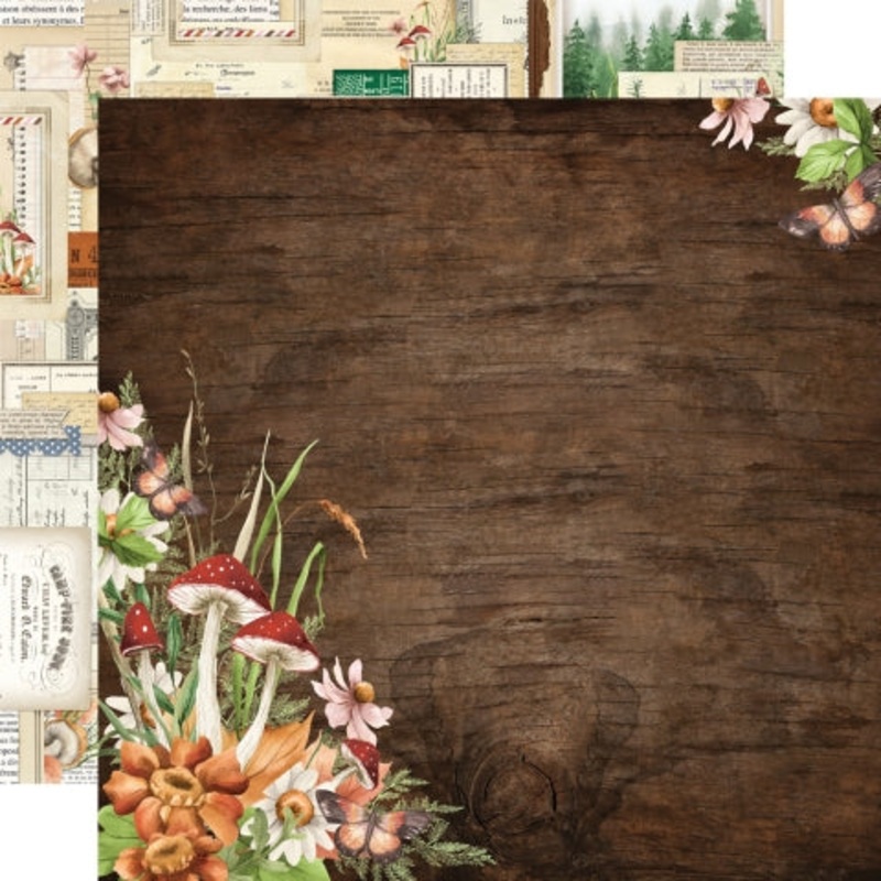 Simple Stories – Simple Vintage Woodlands – 12×12 Single Sheet – View From Here