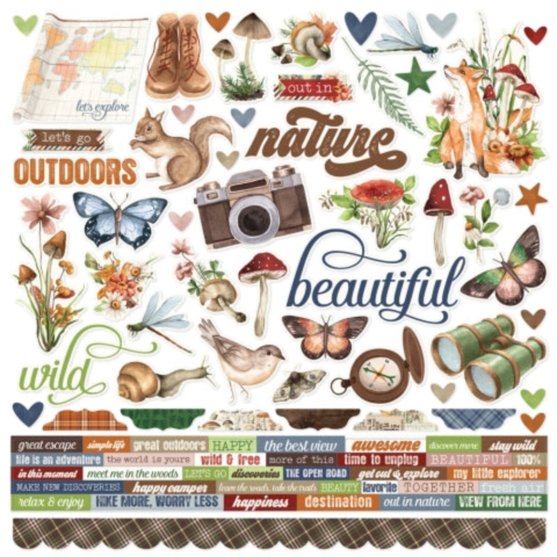 Simple Stories – Simple Vintage Woodlands – Cardstock Stickers