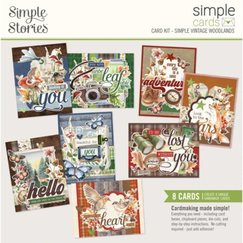 Simple Stories – Simple Vintage Woodlands – Simple Cards Card Kit