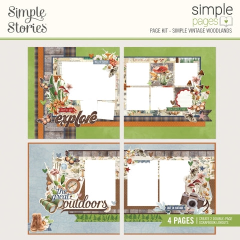 Simple Stories – Simple Vintage Woodlands – Simple Pages Page Kit