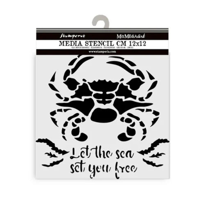 Stamperia – Silent Sea – Crab Small Stencil