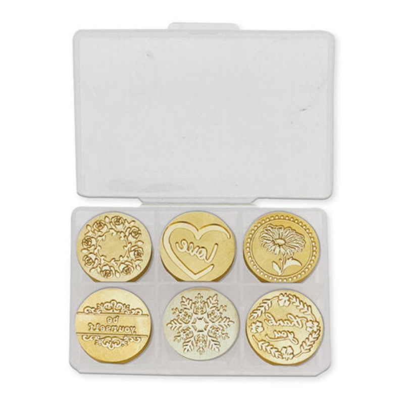 Stamperia – Silent Sea – Wax and Seals Collection – Wax Seals – Everday Set – 6 Pieces