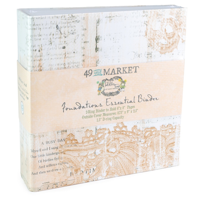 49 & Market – Toddler Time – Coral – Foundations Essential Binder