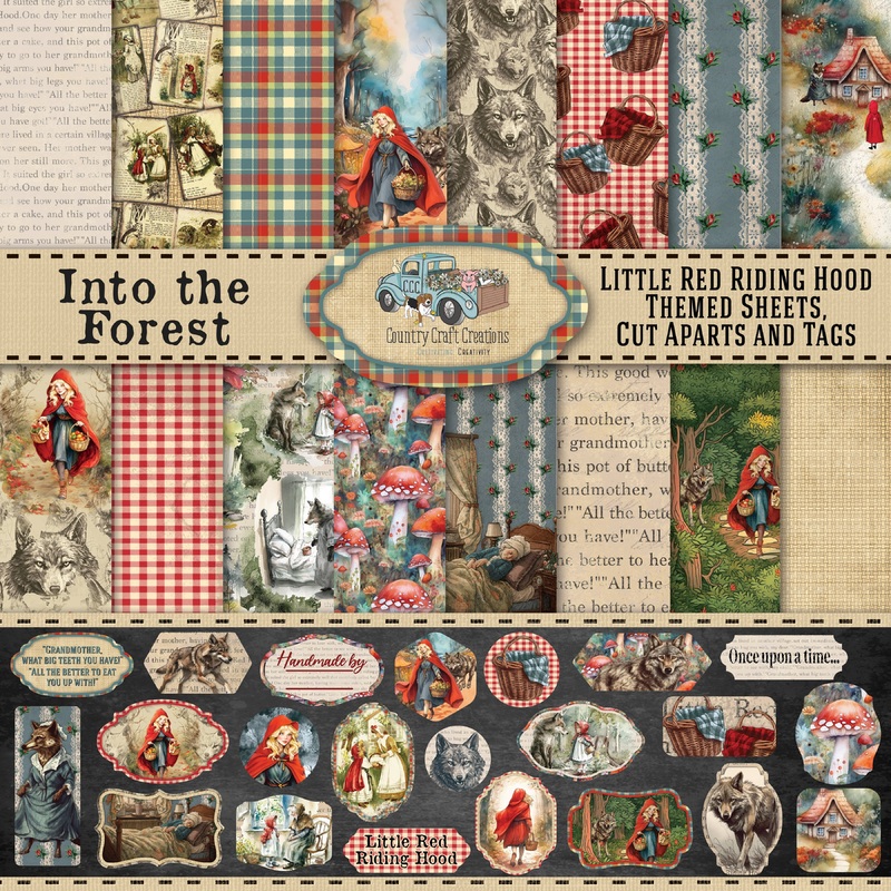 – Into the Forest – 8×8 – Cotton Bristol