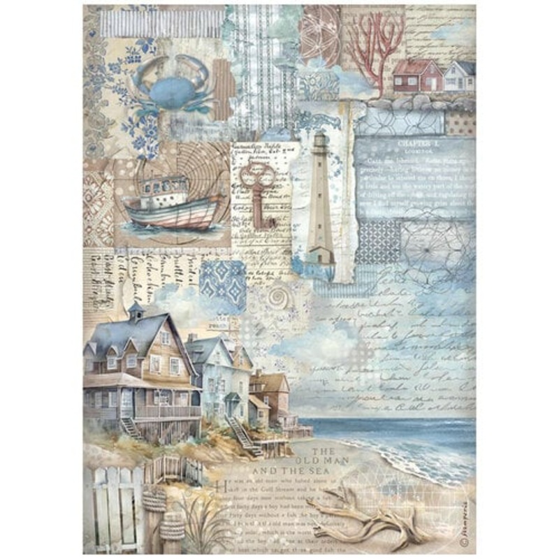 Stamperia – Silent Sea – A4 Rice Paper – Landscape New