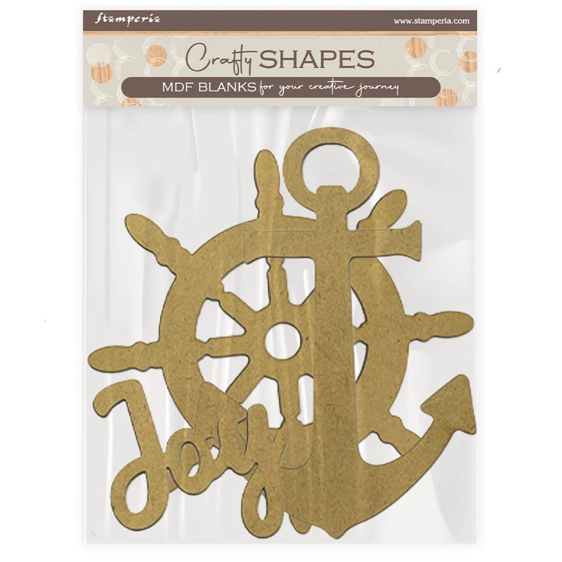 Stamperia – Silent Sea – Crafty Shapes – Anchor And Rudder KLSM51