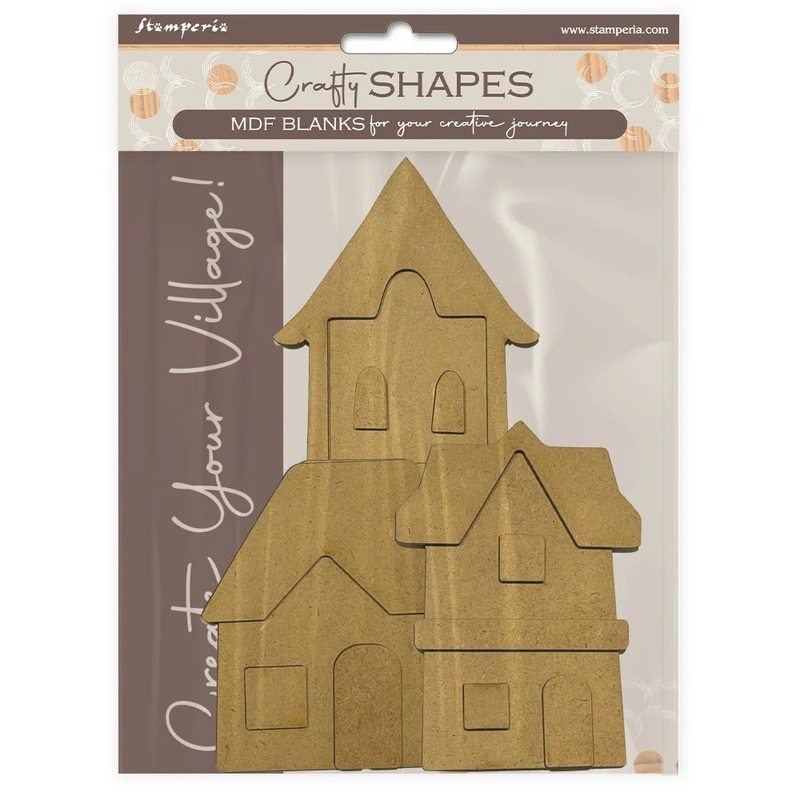 Stamperia – Silent Sea – Crafty Shapes – House Landscape KLSM46