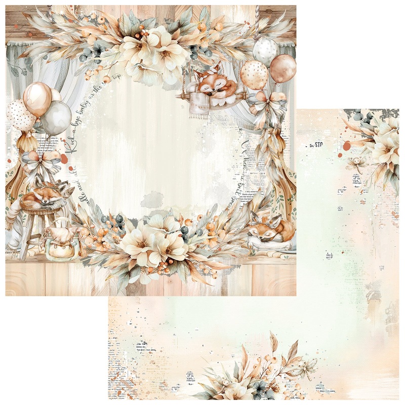 49 & Market – Little Dreamer – Double-Sided Cardstock 12×12 – Dozing Darlings