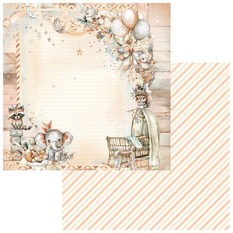 49 & Market – Little Dreamer – Double-Sided Cardstock 12×12 – Hello World