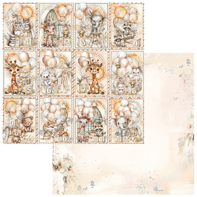 49 & Market – Little Dreamer – Double-Sided Cardstock 12×12 – Milestones