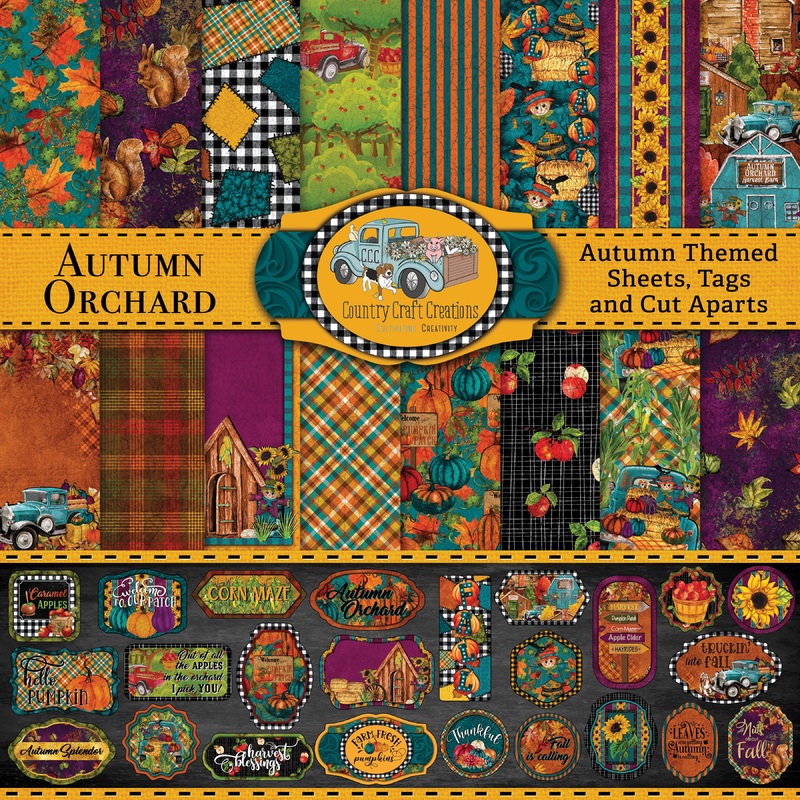 – Autumn Orchard – 8×8 – Cotton Bristol