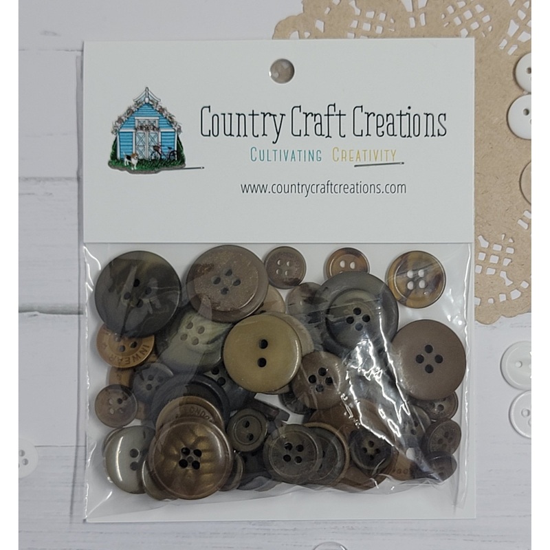Buttons – Granny’s Craft Buttons – Brown Bear