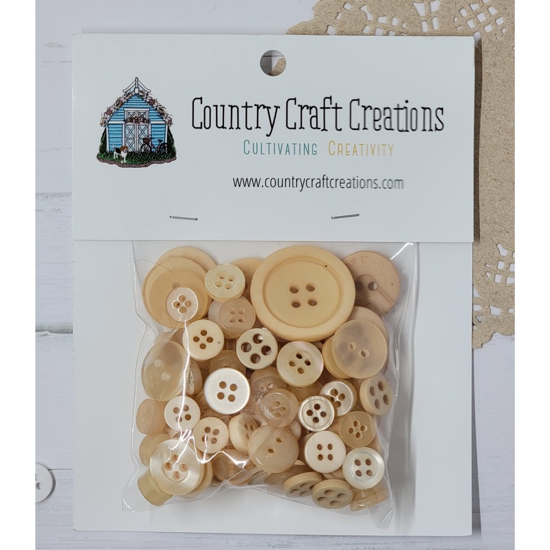 Buttons – Granny’s Craft Buttons – Butter Rum