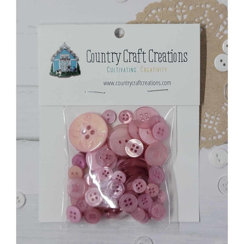 Buttons – Granny’s Craft Buttons – Rose Taupe