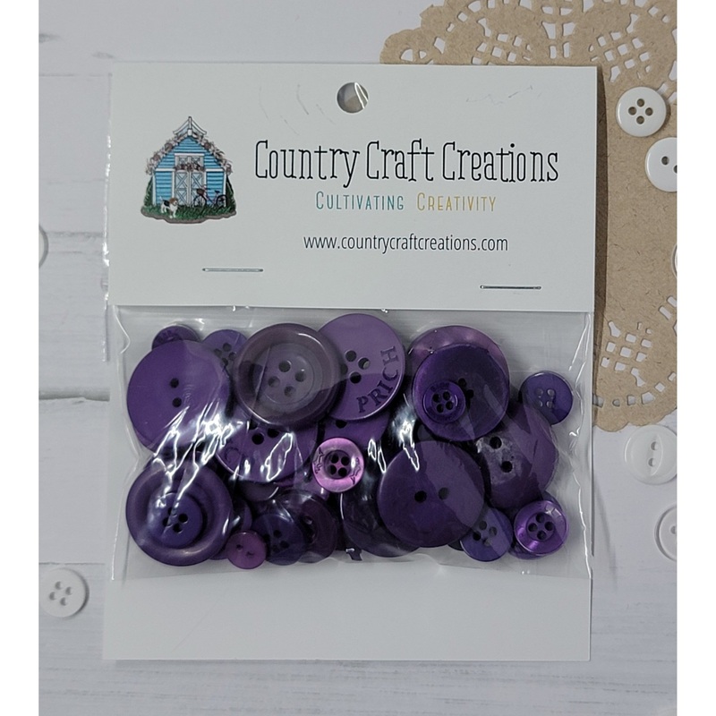 Buttons – Granny’s Craft Buttons – Violet