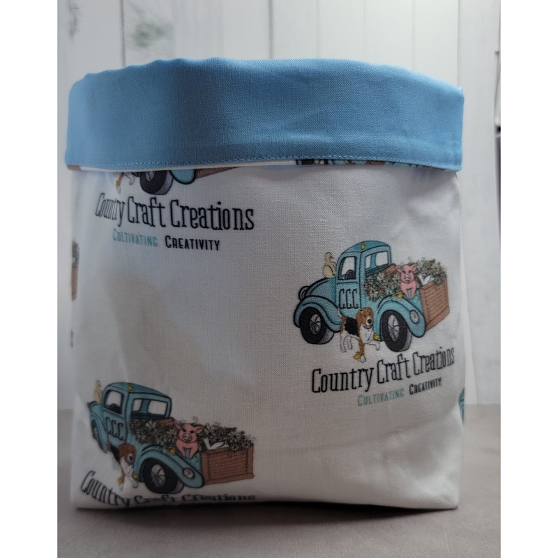 – Fabric Desk Top Garbage Bin – Wilbur Logo