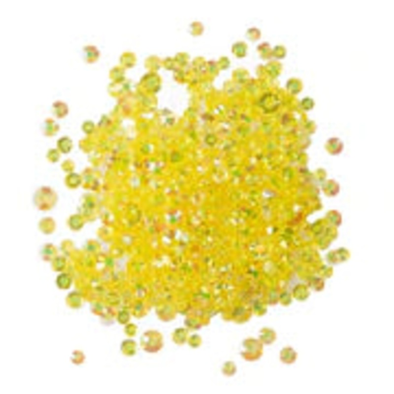 Buttons Galore & More – Shaker Embellishments – Crystalz Rhinestone Embellishments – Lemon / CRZ112