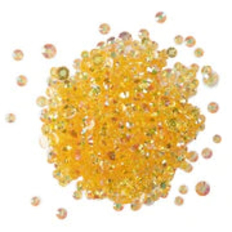 Buttons Galore & More – Shaker Embellishments – Crystalz Rhinestone Embellishments – Mango / CRZ113