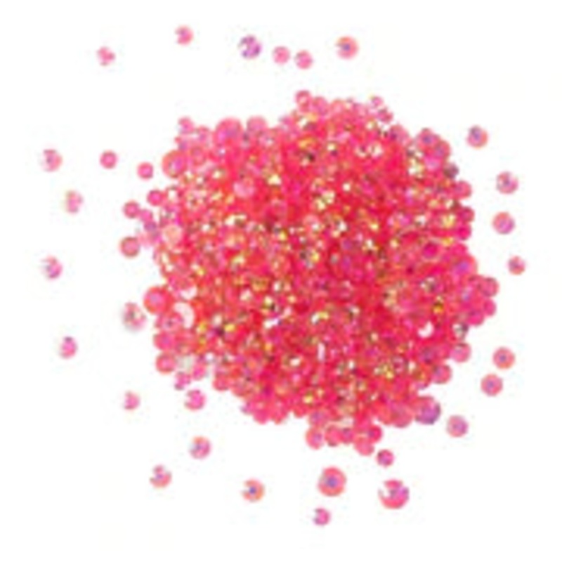Buttons Galore & More – Shaker Embellishments – Crystalz Rhinestone Embellishments – Raspberry / CRZ103