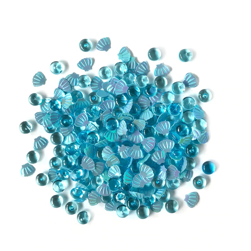 Buttons Galore & More – Shaker Embellishments – Shimmerz – Splash/RZ109