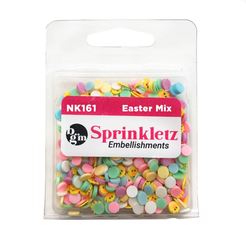 Buttons Galore & More – Shaker Embellishments – Sprinkletz – Easter Mix/NK161
