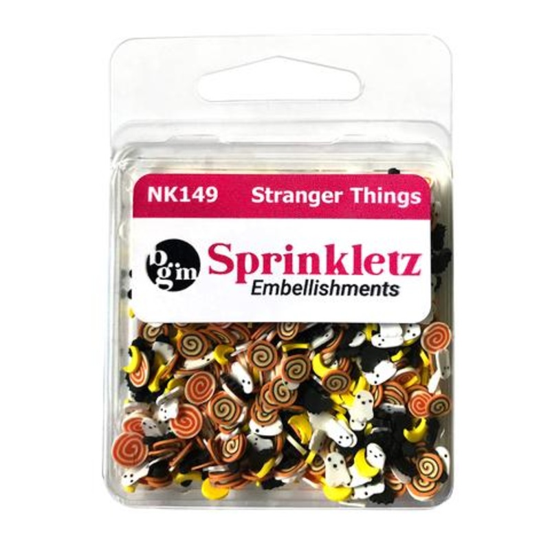 Buttons Galore & More – Shaker Embellishments – Sprinkletz – Stranger Things/NK149