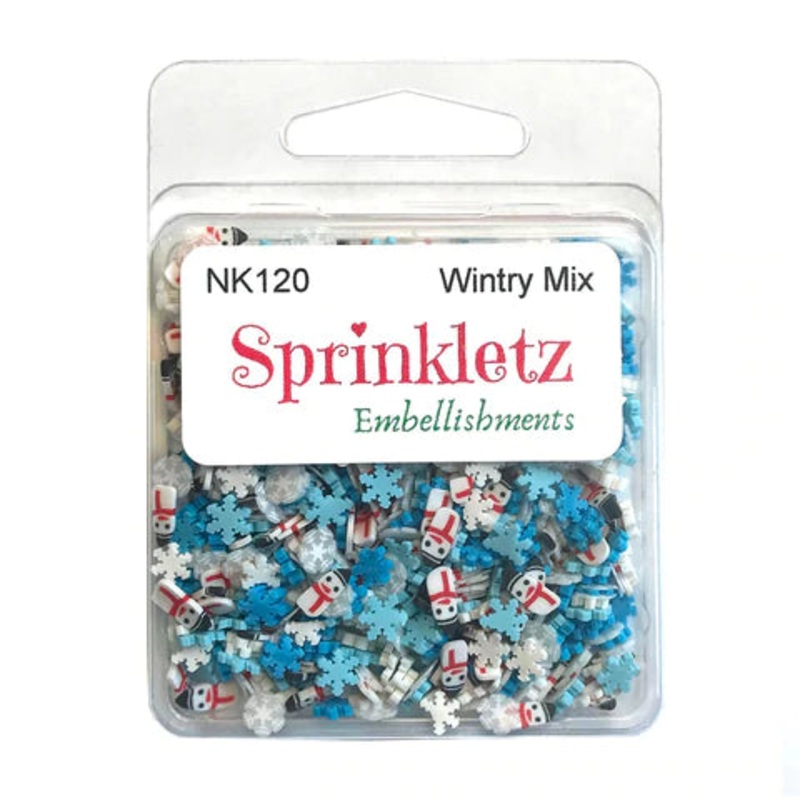 Buttons Galore & More – Shaker Embellishments – Sprinkletz – Wintry Mix/NK120