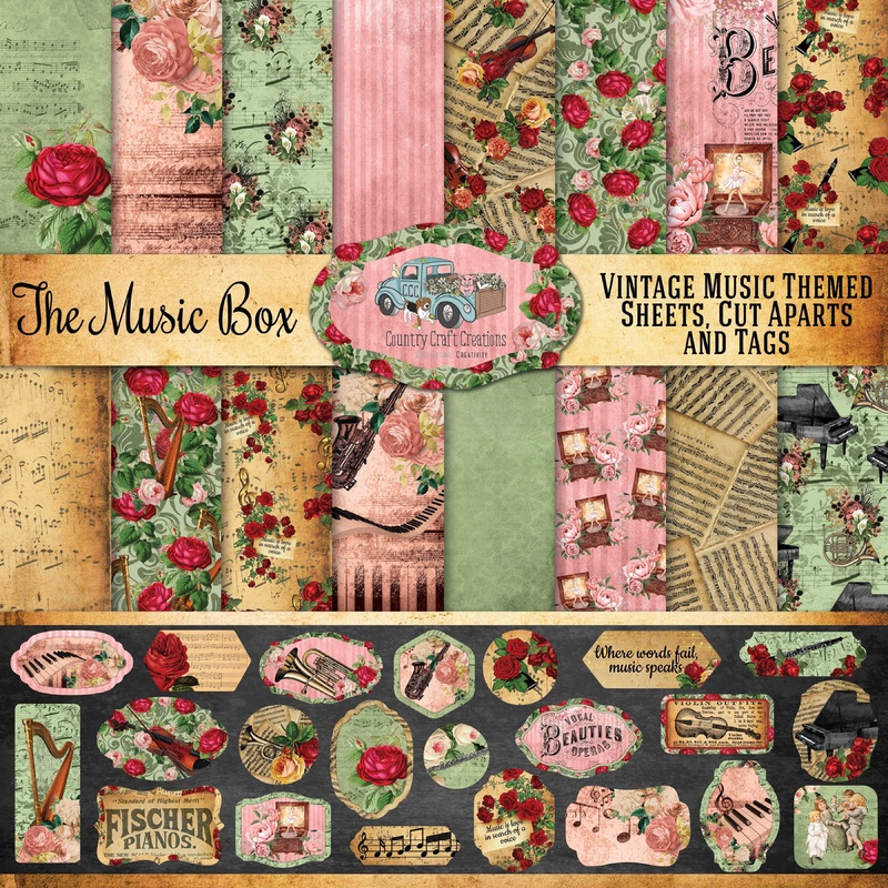 – The Music Box – 8×8 – Cotton Bristol