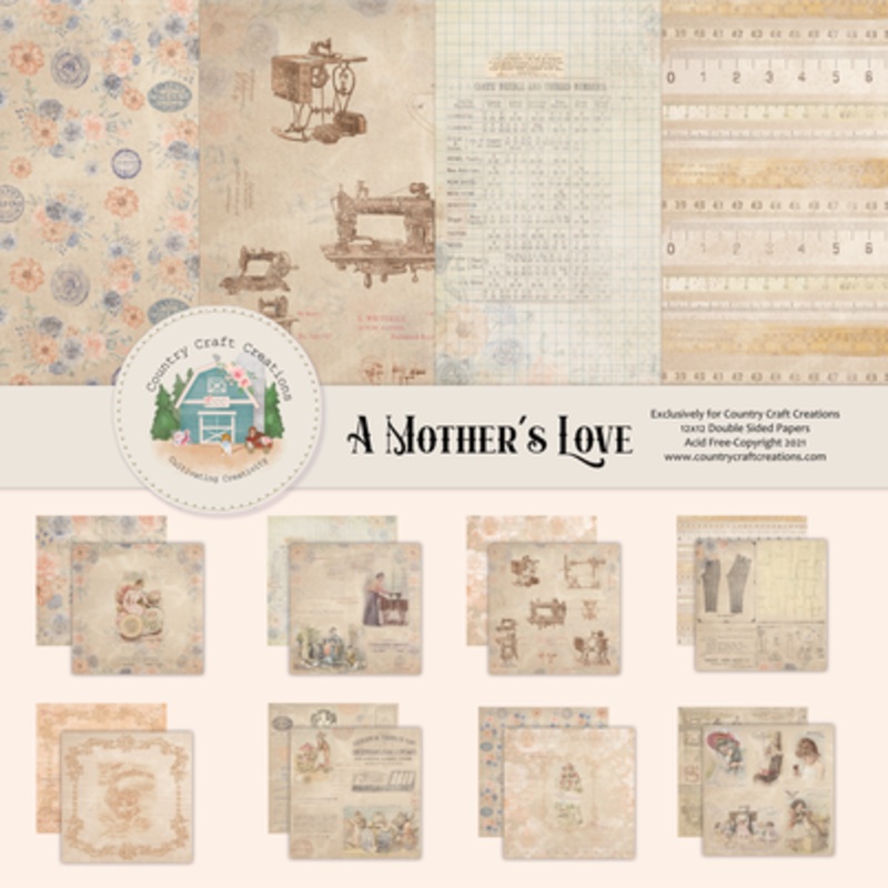 – A Mother’s Love – 8×8 – Cotton Bristol