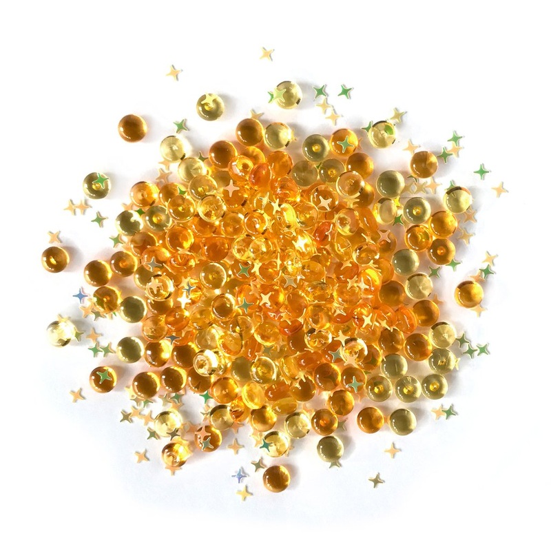 Buttons Galore & More – Shaker Embellishments – Shimmerz – Sunset/RZ102