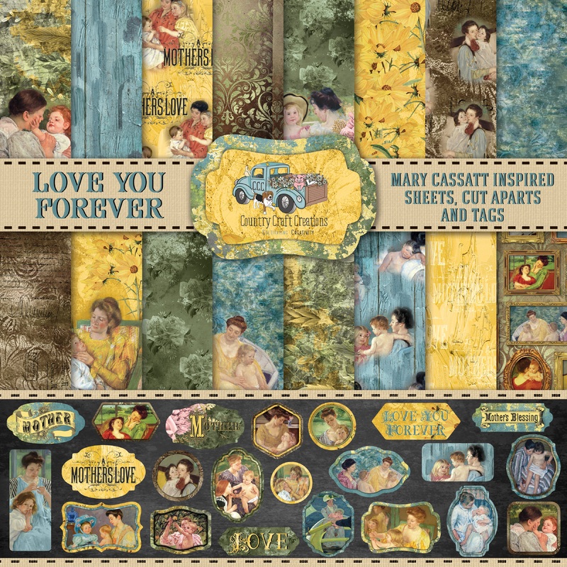 – Love You Forever – 12×12 – Cotton Bristol