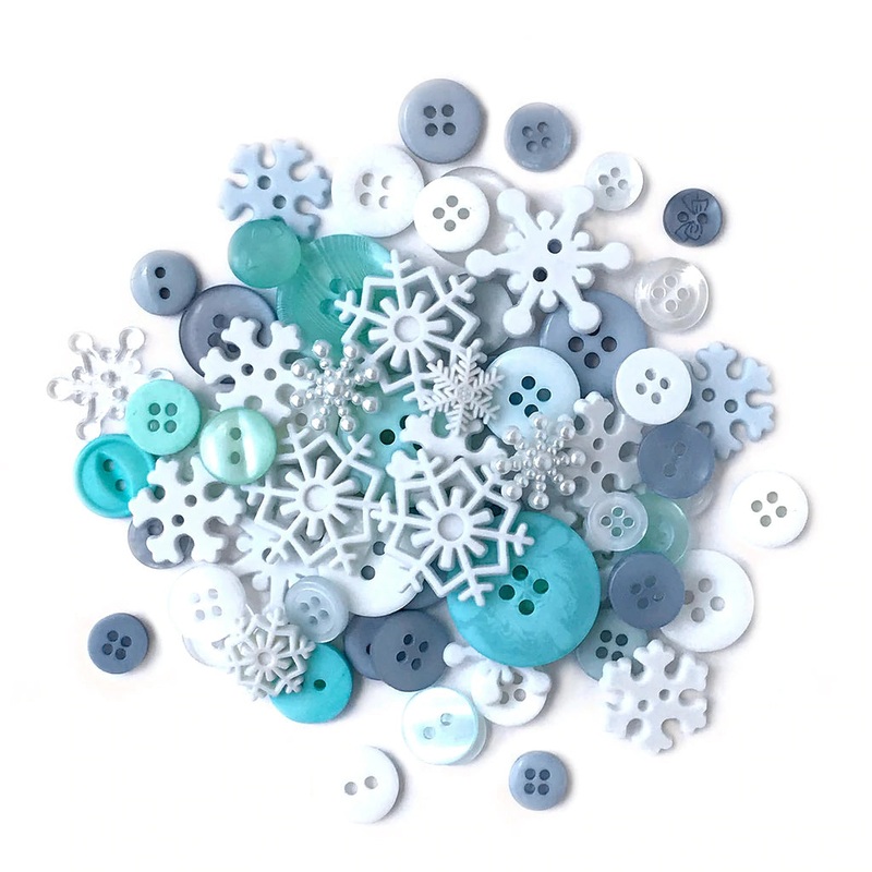 Buttons Galore & More – Buttons – Value Pack / Snowflakes / VP314
