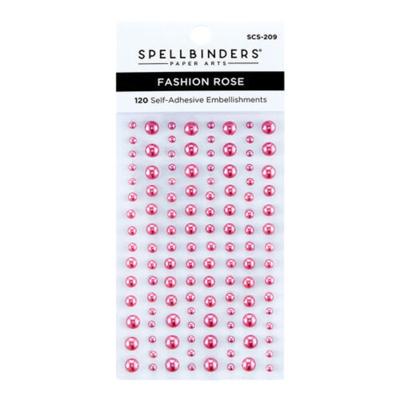Spellbinders – Embellishments – Pearl Dots – Self Adhesive / Fashion Rose