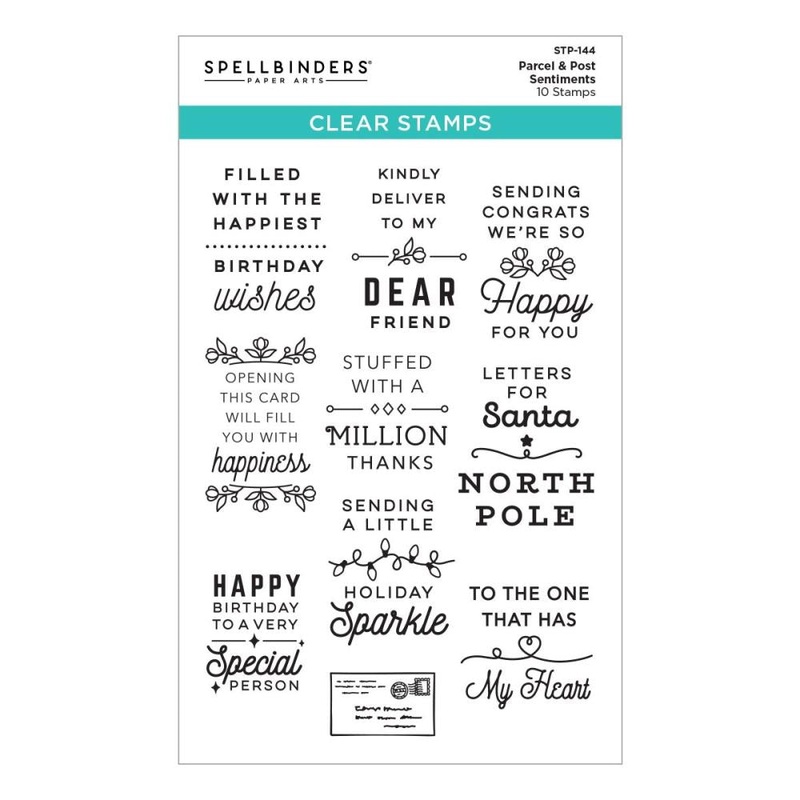 Spellbinders – Stamp – Parcel & Post Sentiments
