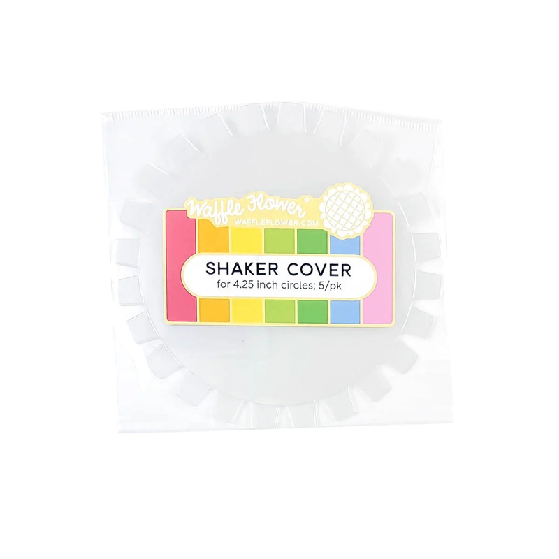 Waffle Flower – Shaker Cover – 4.25 x 4.25 Flat Circle – 5/PK