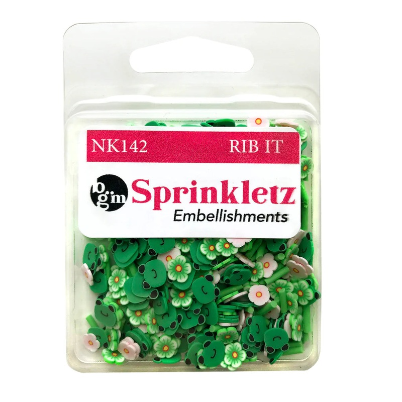 Buttons Galore & More – Shaker Embellishments – Sprinkletz – Rib It/NK142