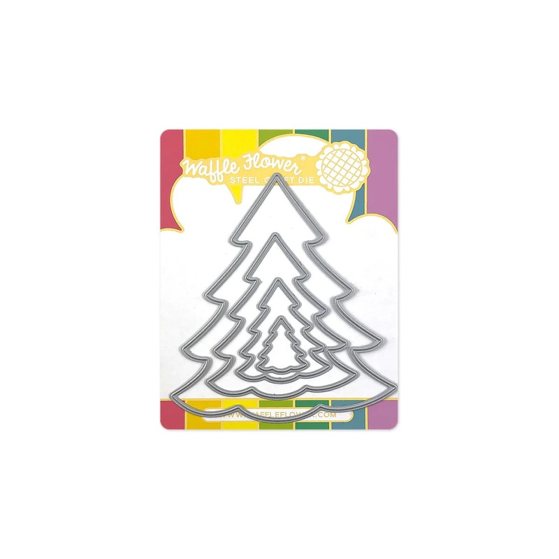 Waffle Flower – Die – Nesting Christmas Tree