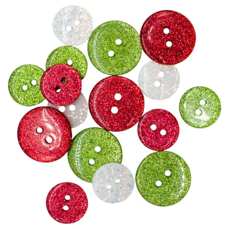 Buttons Galore & More – Buttons – Santa’s Sparkle / 4841