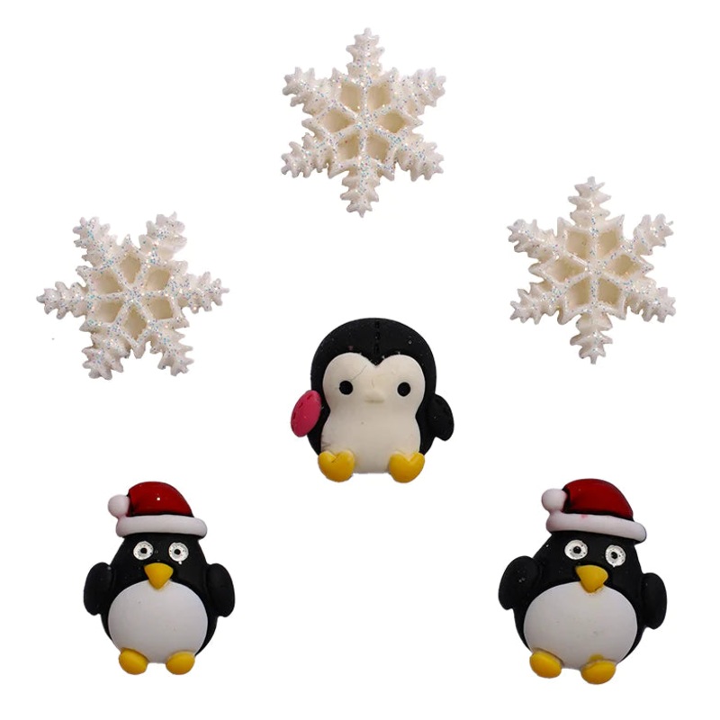 Buttons Galore & More – Flatbackz – Winter Waddlers / FBZ126