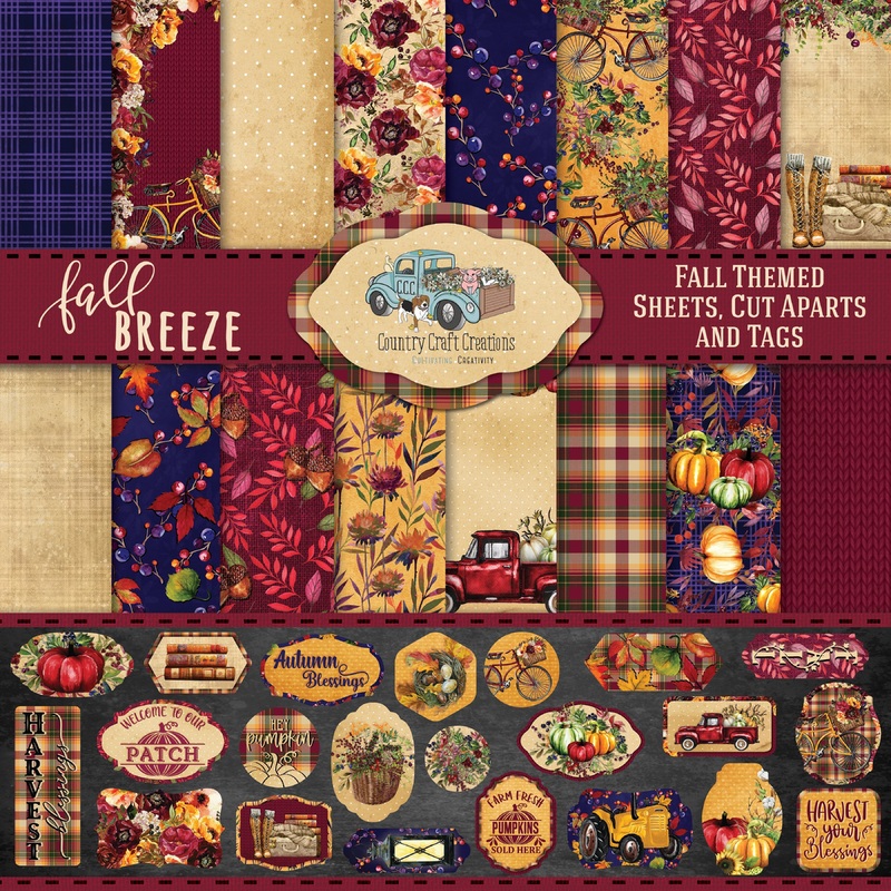 – Fall Breeze – 8×8 – Cotton Bristol