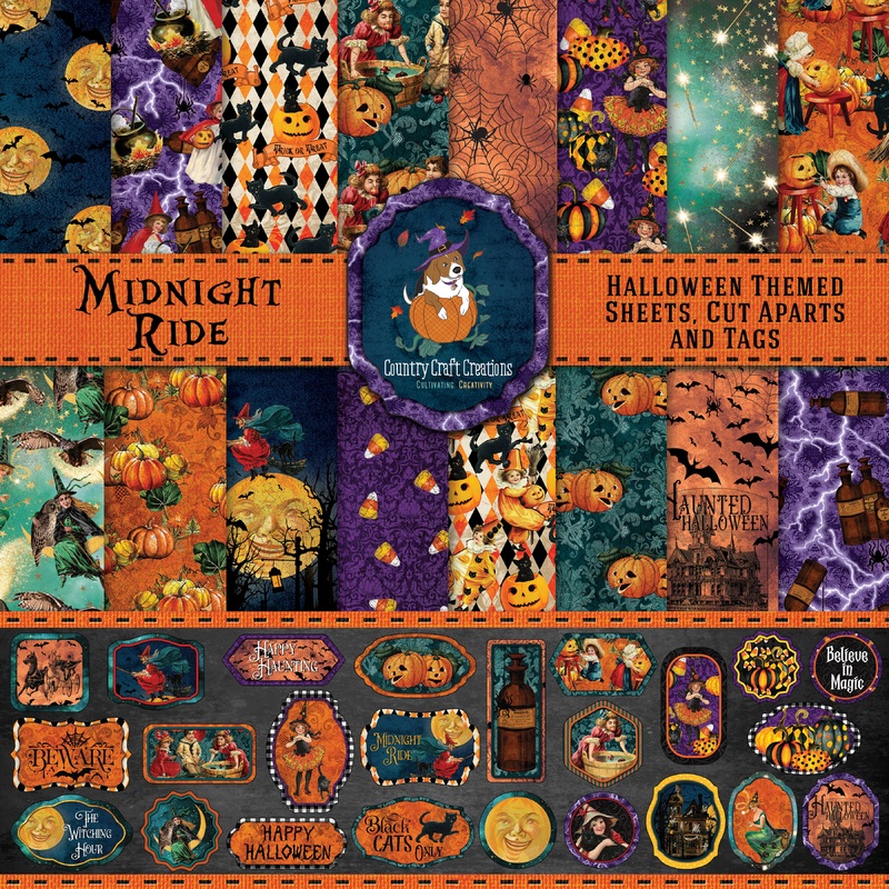– Midnight Ride – 12×12 – Cotton Bristol