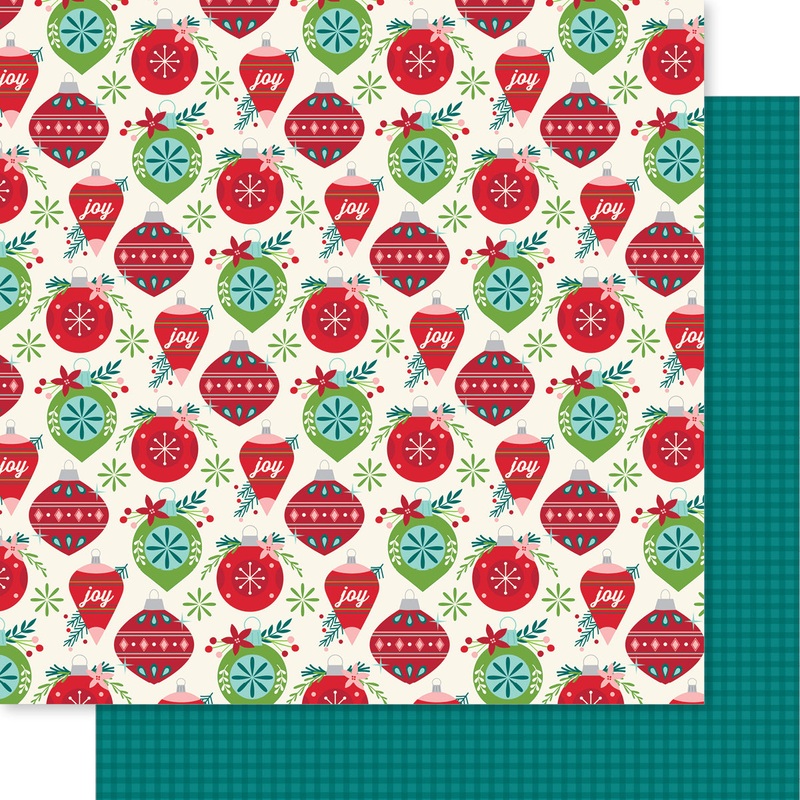 Bella Blvd – Merry Little Christmas Collection – 12×12 Single Sheets – Filled With Joy / BB2815