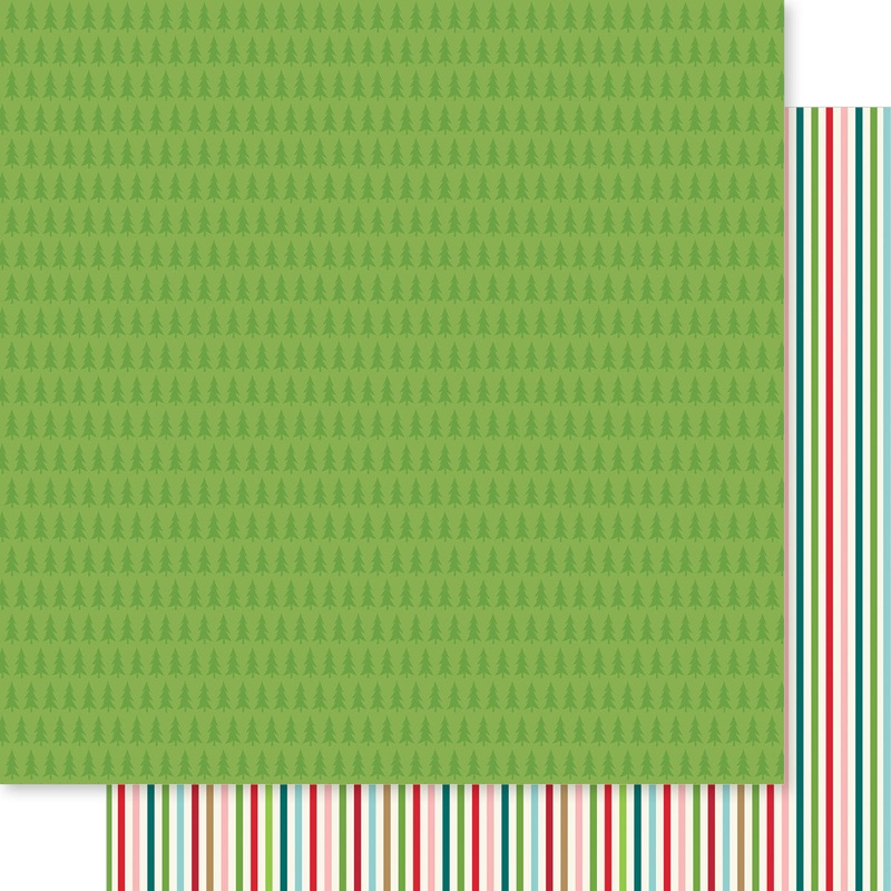 Bella Blvd – Merry Little Christmas Collection – 12×12 Single Sheets – Oh Christmas Tree / BB2816